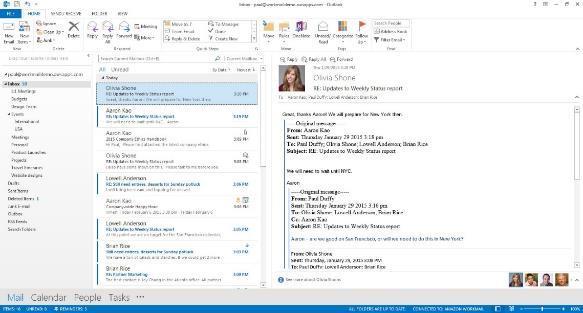 Fully featured enterprise email and calendar Native compatibility with Microsoft Outlook on Windows and Mac Shared