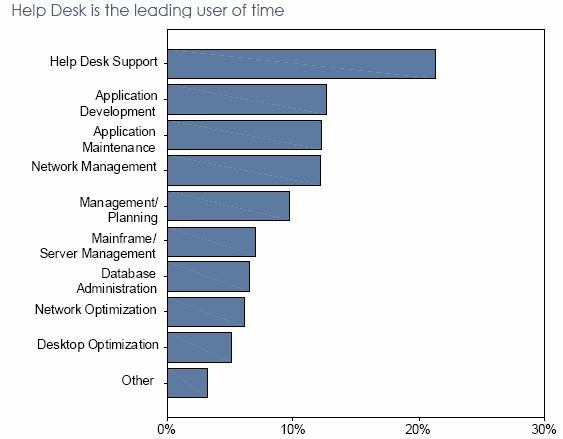 Average Percent of IT time spent