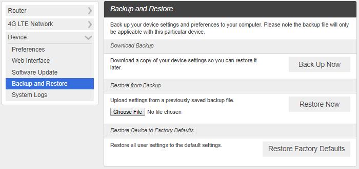 Backup and Restore 1.