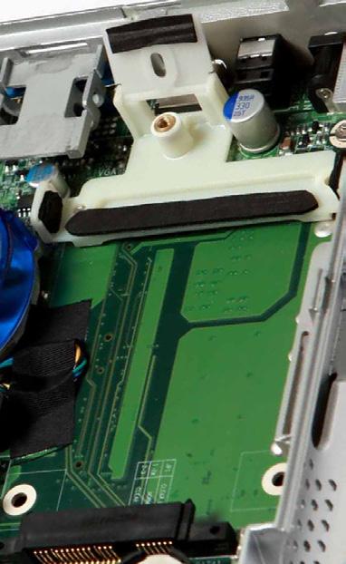 Unscrew and remove the screw from the hard disk