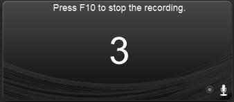 First Walkthrough: Fundamentals of Camtasia Studio 4 Recording with Camtasia Studio 8. When you start recording you will see a countdown to give you a chance to prepare for your recording.
