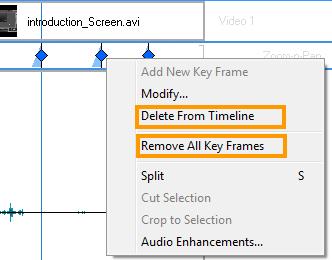 First Walkthrough: Fundamentals of Camtasia Studio 6 Editing with Camtasia Studio To edit the zoom level of any keyframe on the Timeline, either double-click the specific keyframe on the zoom track;