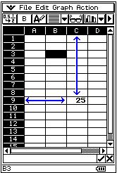 Getting Started When you first open the Spreadsheet application you will see a number of rows and columns (a kind of grid), a menu and toolbar. Each small part of the grid is called a cell.