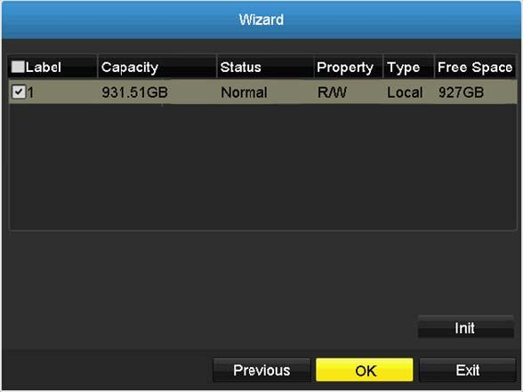 11. Click OK to exit the wizard if you have a brand new installation.