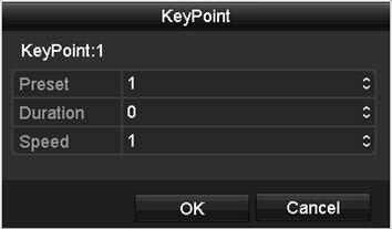 2. To erase a key point, click on the key point. If you want to edit a key point, just erase the key point and then add a new one. 3. Click or to move the order of the patrol key points. 4.
