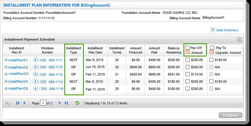 Quickly view and pay installment plans in Premier ebill Company administrators can view the Installment Plan Information report using the new View Installment Payment Schedule link in the left