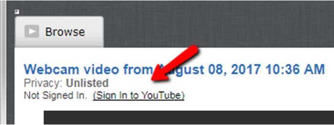 Sign in to YouTube (You may get a pop up blocker in that case use the link rather than the button.