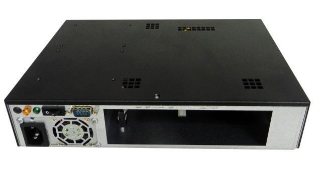 Before placing the motherboard into the lower unit, install the supplied I/O shield into the bottom plate and snap into place as shown in Figure 6. FIGURE 3 2.