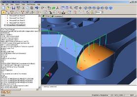 Features can be selected directly from the imported CAD model, making the generation of probing cycles even easier.