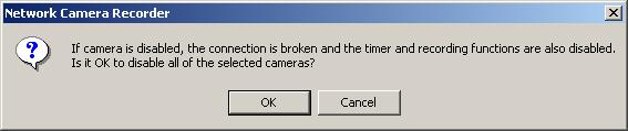2.10 Enabling or Disabling the Cameras You can enable or disable cameras. 1.