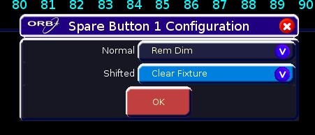 Spare Button Other Features or a suggestion for a feature which is not currently included in the ORB or any of our other range of consoles, visit the Zero 88 Product Support Forum and make a post.