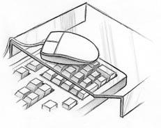 Mouse use Shoulder or arm discomfort You could develop a sore shoulder from prolonged reaching if the mouse is too far away from your keyboard.