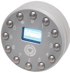 Program a lobby door or employee entrance to lock and unlock on a set schedule.