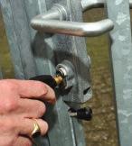 They were pleased with the unique features of the CyberLock system, and because the locks are installed without wiring, they were able to replace all cylinders, including padlocks, while staying