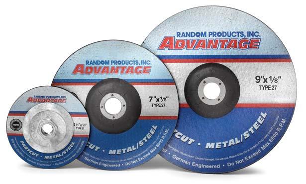 The Advantage brand is an international selection of coated and bonded abrasive products, wire brushes and diamond blades designed for general purpose applications when primary concerns are low