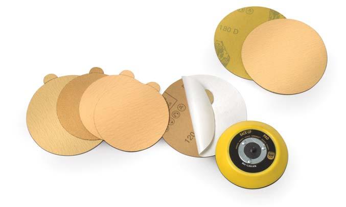GOLD PAPER DISCS Aluminum oxide DA paper for use in automotive body shops, cabinet and wood shops as well as metal fabrication.