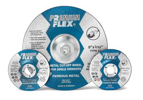 FERROUS METALS (Type 27) For weld grinding, deburring, steel, general metalworking jobs. Max.