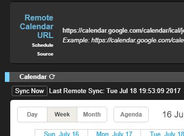 If you want to edit a remote calendar, you will first need to export it from the remote source, such as Google, then upload it to HELO as a local calendar; this will allow edits.