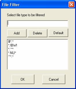 File Filter Click File Filter on NetBak Replicator main page to
