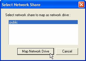 3. Map drive a. Select a TS-411U and click Map Drive. b.