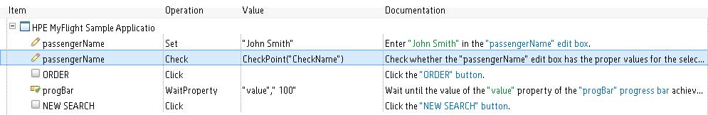 Lesson 6: Creating checkpoints and output values isreadonly False This checks whether you can enter information into the edit box. Currently, the object is set to allow entry of a text string.