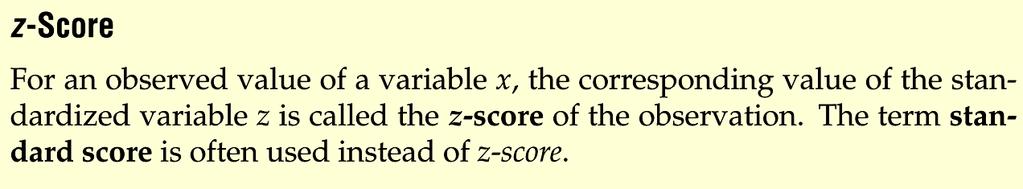Determine the area under the standard normal curve. 6. Determine the z-score(s) corresponding to a specified area under the standard normal curve. 7.