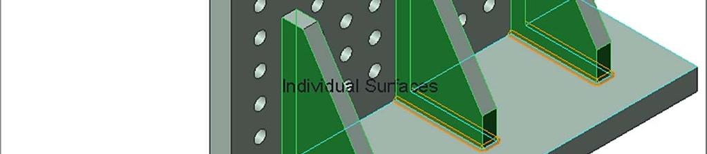 4(b) Select the (nine) Vertical Surfaces for Side 2 of the Weld Set 1 2014 Cengage