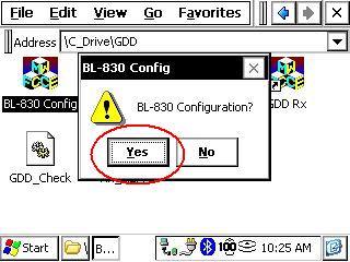 7. Double click on the BL-830 Config icon. 8.