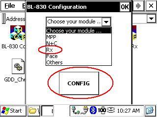 BL-830 Config icon. 18.