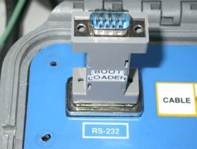 the RS-232 connector. 2.