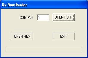 7. Enter the serial port number and click on the Open Port button.