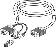 5.2 Optional Accessories Chapter 5 1. Combo 4-in-1 KVM cable 1.1 NE-6 6 feet 1.2 NE-10 10 feet 1.3 NE-15 15 feet 2. Power Cord 2.1 IEC power cord 2.2 NEMA 5-15 power cord (US) 2.