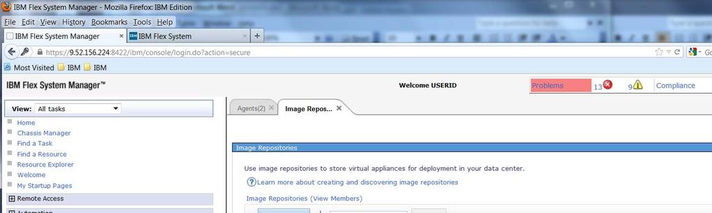 Click Finish to create the image repository. The progress of the image repository creation can be monitored through the Task Management section.