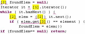 B.4. Code fragments Snippet for return ( index, [1] ) 1 Return_Single_Object 2 Return_Collection_Object 3 Return Single Obj.