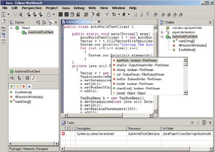 Java Development Perspective Built on top of eclipse Java development
