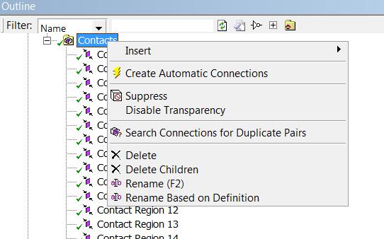 contact Parts without contact Contact regions for