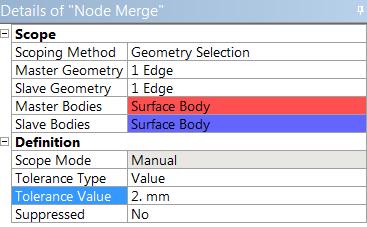 on a generated mesh Multiple Node Merge Group options can be added as child objects