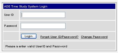 Logging In: When you click on the software link (either from the email or special education website), the following image will appear: Enter the user ID and password assigned to you in the initial