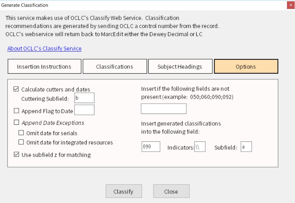 OCLC Classificatio n Services Developed to allow for automatic call number generation Developed utilizing WorldCat s API