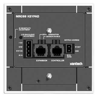 Model MRC88m / MRAUDIO8x8m Page: 19 18 19 20 21 JP1 JP2 17 23 22 16 15 24 Figure 5 The Model MRC88m Keypad Rear Panel Features and Functions MRC88M KEYPAD - REAR FEATURES AND CONNECTIONS: 15.