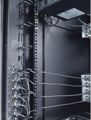 Up to 55 Cat6a data cables can be managed and protected with the AR8442.