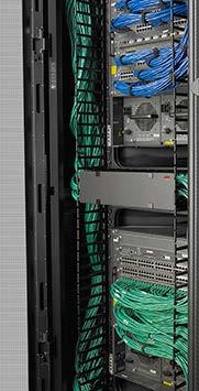 distribute cable loads to both sides of the rack as well as from front to rear while keeping a clean and organized layout within the rack.