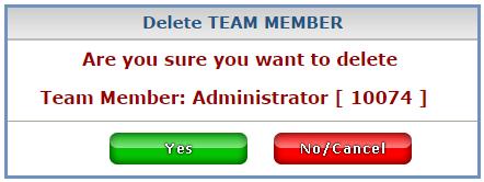 Delete Team Members NOTE: Deleting a team member from a meeting does not remove that person a member of the student s provider team, as defined