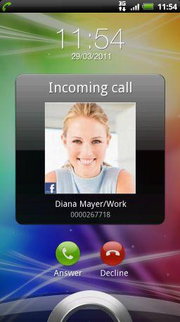 43 Phone calls Receiving calls When you receive a phone call from a contact, the Incoming call screen appears. You can use the polite ringer and pocket mode features for receiving calls.