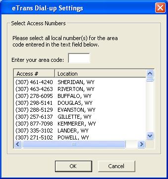 7 Setting Up the User Account Settings To set up the user account settings 1. In the User ID field, enter your user ID that was e-mailed to you with your etrans Welcome Kit (for example, 019036UTD ).