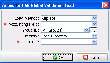 After highlighting Site Maintenance in the User Groups window, and selecting the Acct Flds and Validation tabs, click the Files (A) tab.