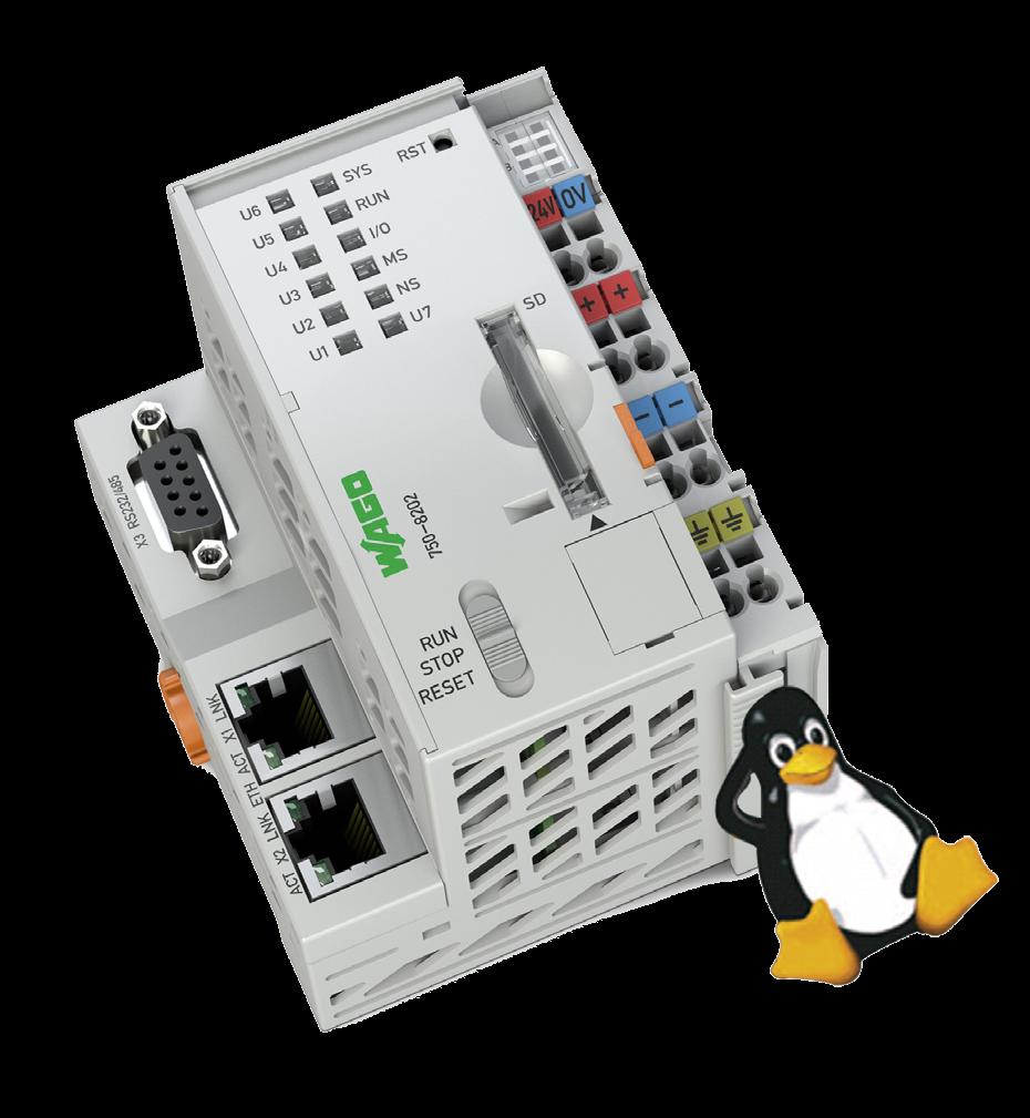 WAGO Controller: Also Suitable for Embedded Linux Developers PFC200 The Linux Controller Linux open-source operating
