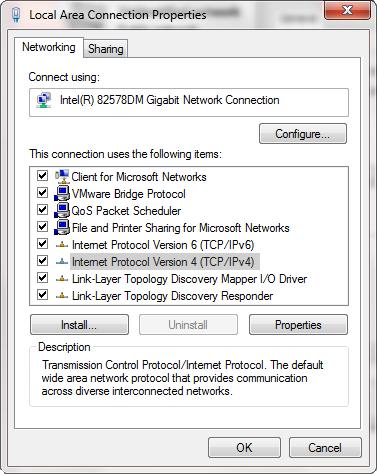 Installation 1.2 Connecting via Network The configuration and use of the Web Server include a link to your home or business.