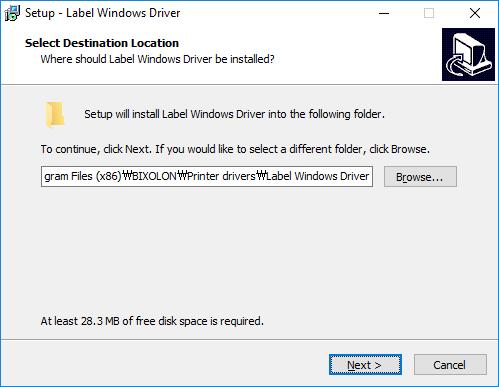 4. Printer Driver Installation 4-1 Printer Driver Installation Run Software_Label_Windows_Driver_V5.x.x.xxxx.exe to install printer driver, and follow the steps below.