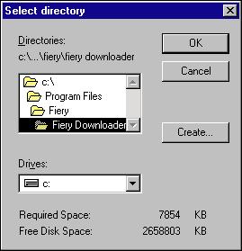 FIERY DOWNLOADER 73 TO CREATE A FONT BACKUP 1 Start Downloader. 2 Choose Back up fonts from the File menu.